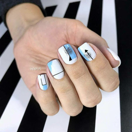 Дизайн ногтей гель-лаком 2021 - фото модных тенденций красивого маникюра