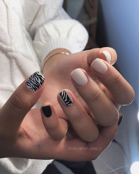 Дизайн ногтей гель-лаком 2021 - фото модных тенденций красивого маникюра