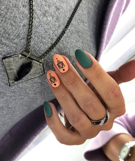 Красивый маникюр на овальных ногтях - фото модного дизайна 2019-2020