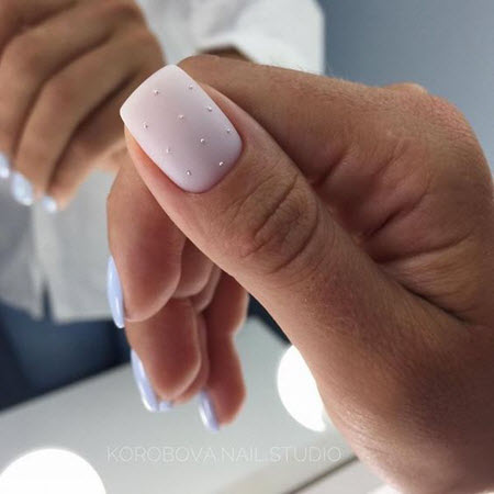 Осенний маникюр 2021 на короткие ногти. Более 100 фото модного дизайна ногтей