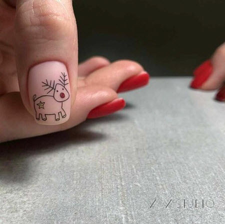 Маникюр с рисунком на ногте - тенденции модного дизайна