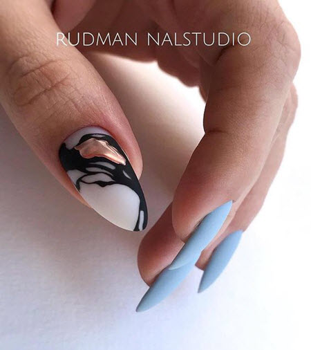 Ультрамодный дизайн ногтей гель-лаком 2020-2021. Фото новинки лучших модных идей маникюра. Более 150 фото