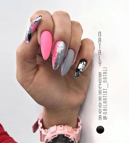 Ультрамодный дизайн ногтей гель-лаком 2020-2021. Фото новинки лучших модных идей маникюра. Более 150 фото