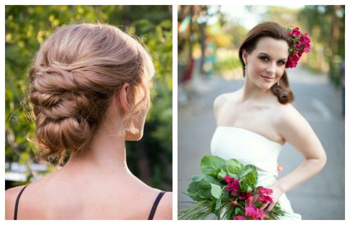Свадебные прически на средние волосы: самые красивые, самые лучшие!