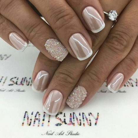 Свадебный маникюр 2019: более 100 фото красивых идей дизайна ногтей для невесты